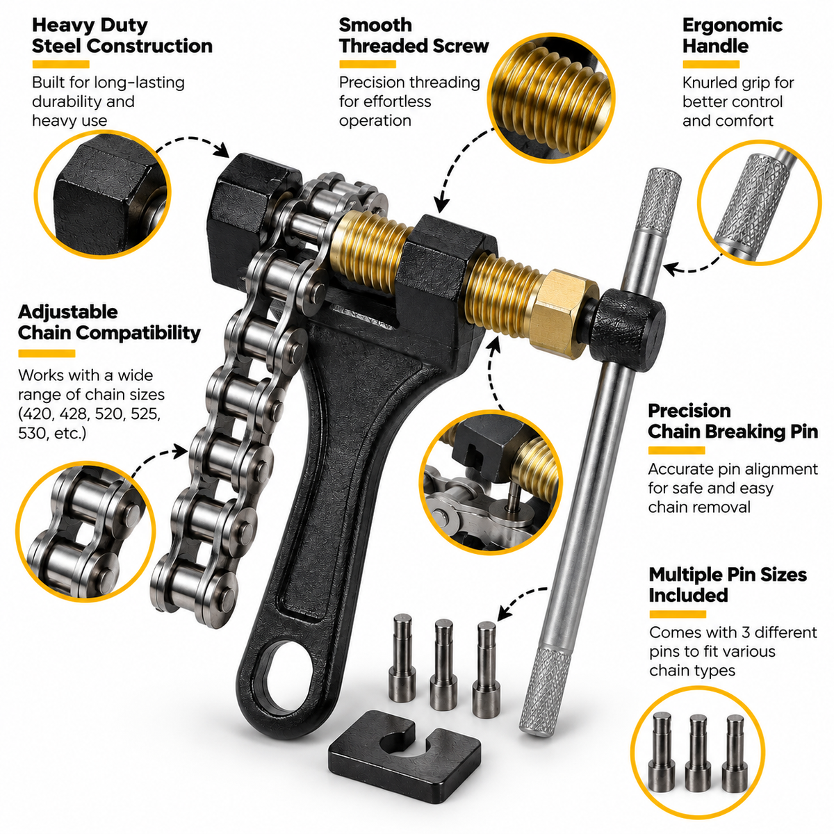 Bicycle Chain Breaker Repair Tool