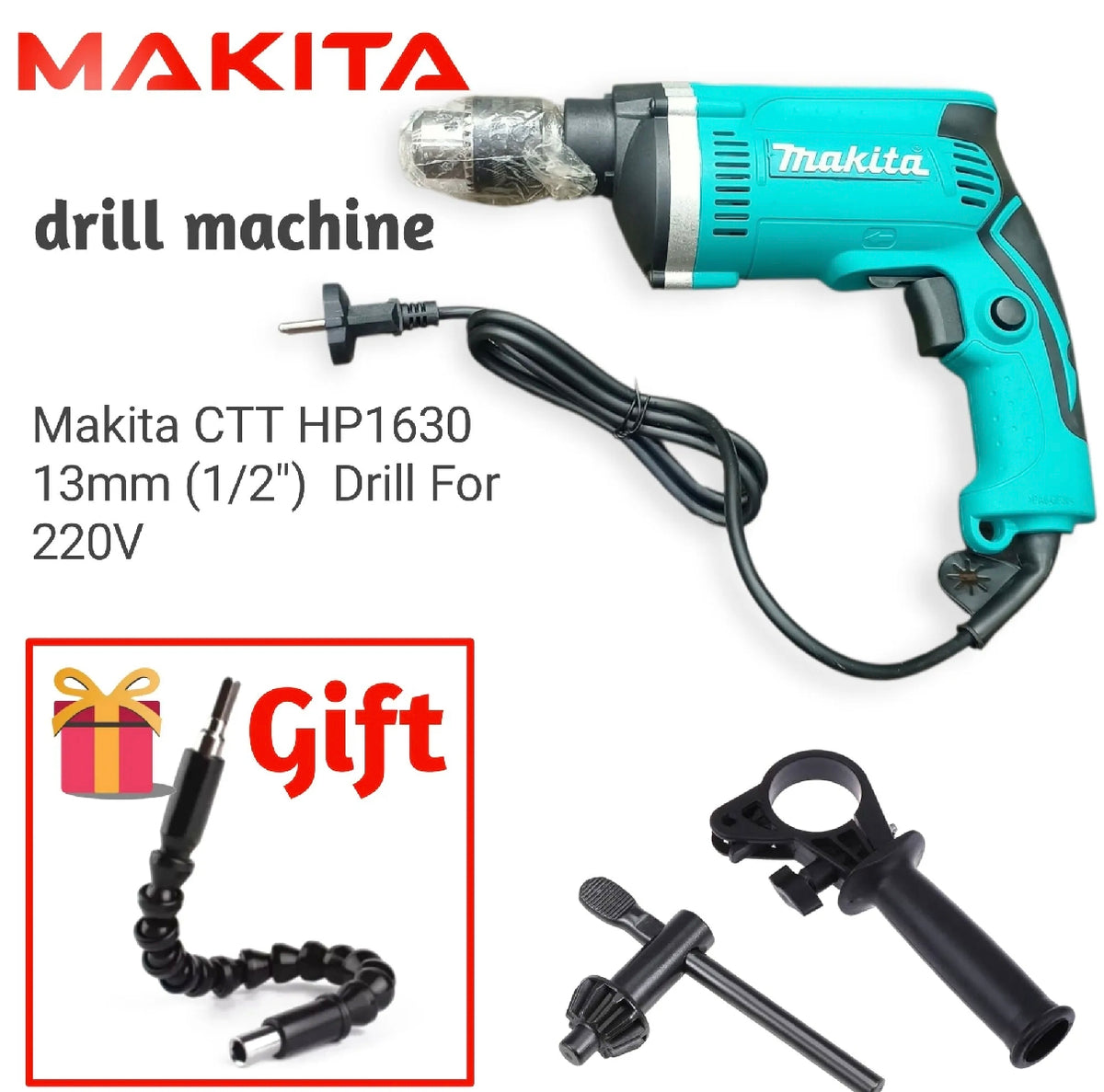Makita Drill machine 13mm 1/2 220v