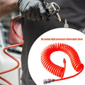 Air Compressor Tool Hose, OD8 x ID5mm PU Spring Tube Air Pressure Hose Spiral Pipe for Compressor Flexible Air Tool (Recoil Air Hose, 6M)
