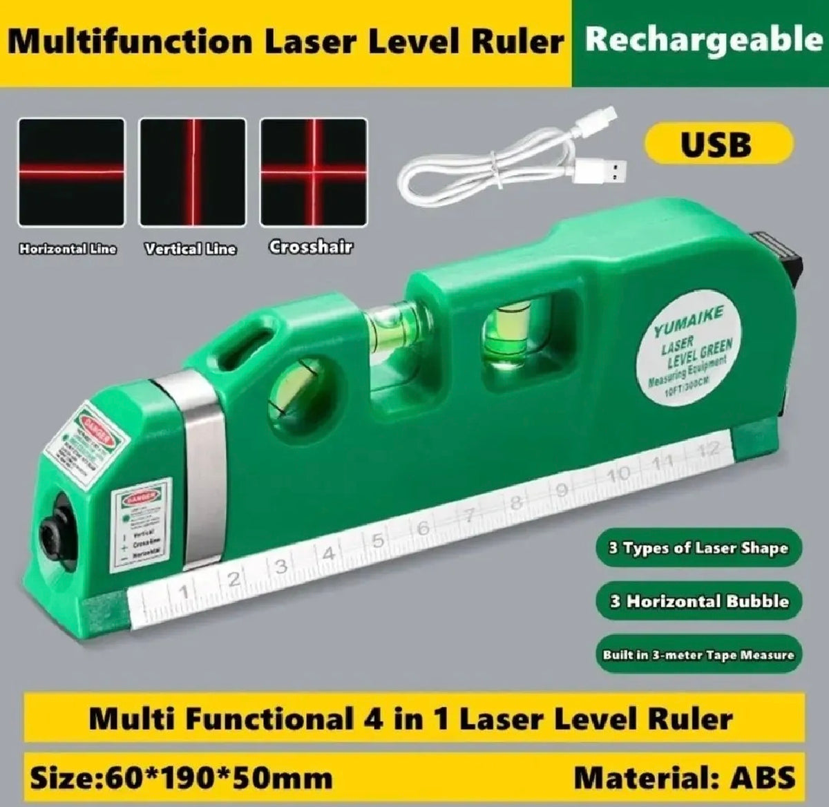 Rechargeable lezzer level 4 in 1